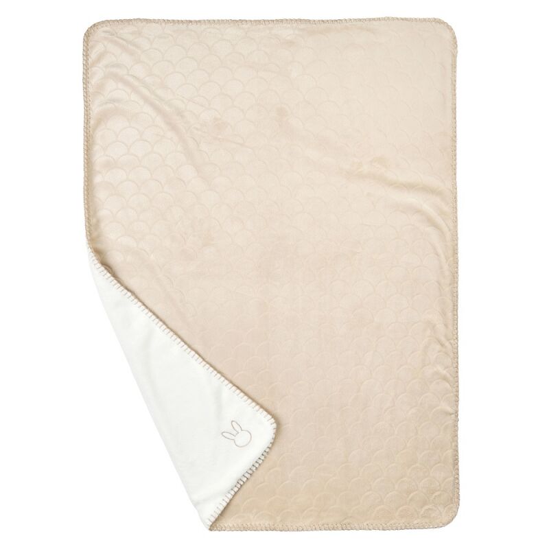  - baby blanket 100 x 75 cm wavy sand beige 